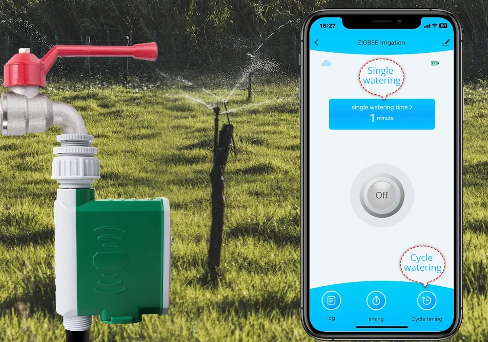 Adding TS0049 Irrigation Valve to Zigbee Home Automation